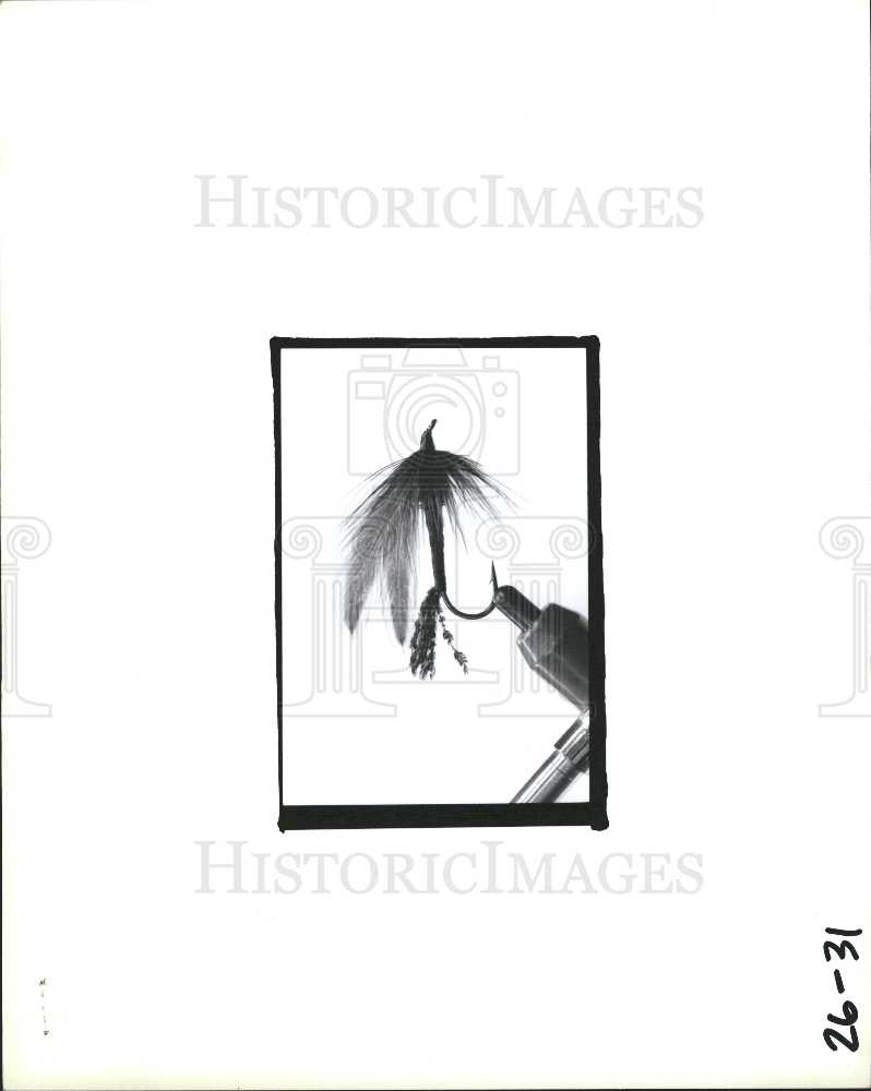 Press Photo fishing flies - Historic Images