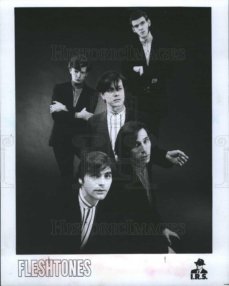 1987 Press Photo Fleshtones  American Garage Rock Band - Historic Images