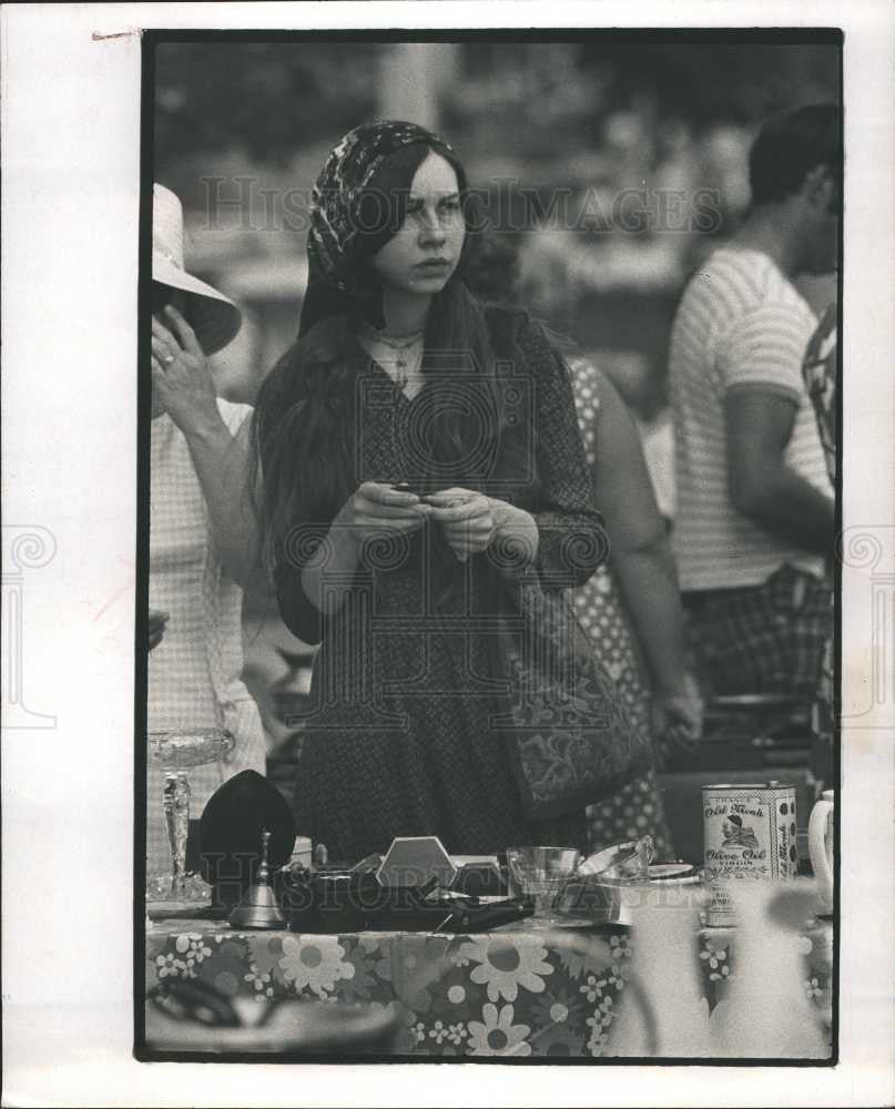 1970 Press Photo flea market - Historic Images