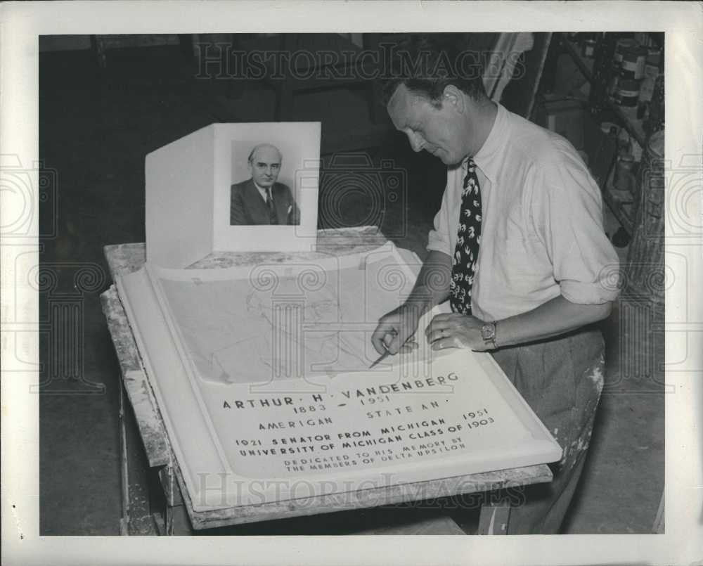 1950 Press Photo Arthur H. Vandenberg - Historic Images