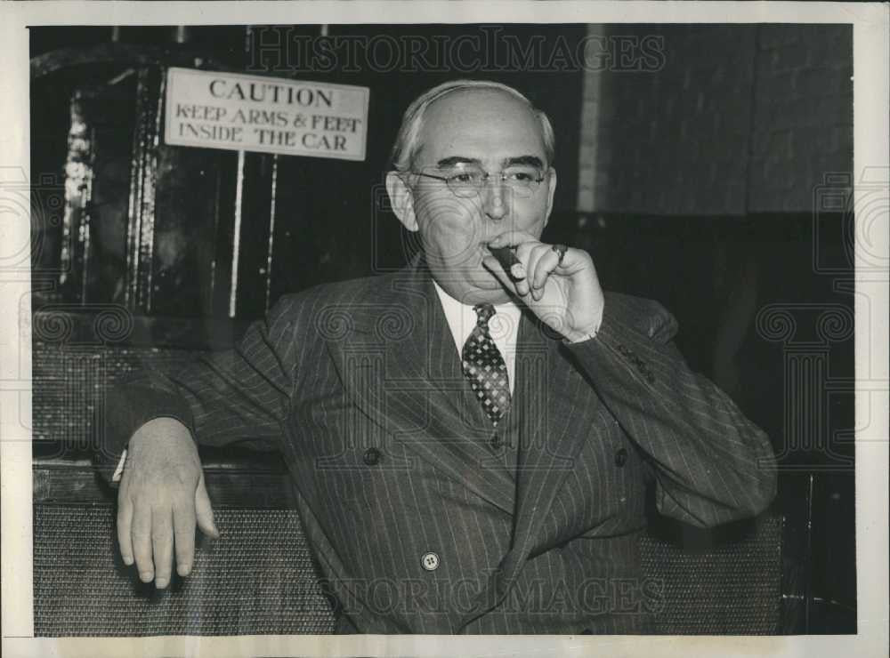 1940 Press Photo Senator Arthur Vandenber Michigan - Historic Images
