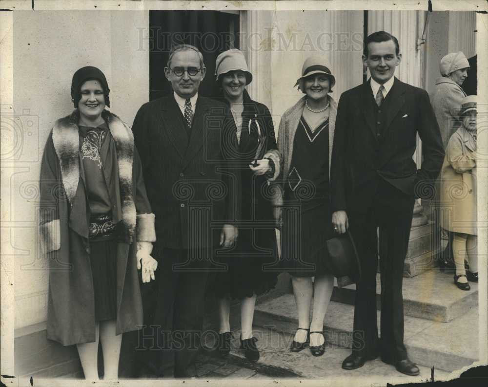 1928 Press Photo Arthur Vandenberg Senator Michigan - Historic Images