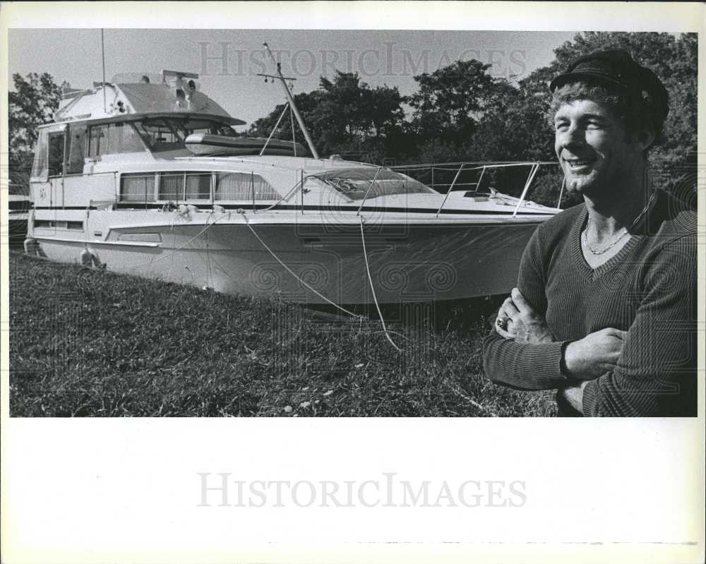1979 Press Photo Sonny Van Arnem Detroit Boat Express - Historic Images