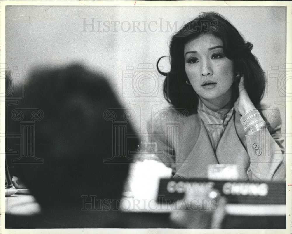 1984 Press Photo Connie Chung - Historic Images