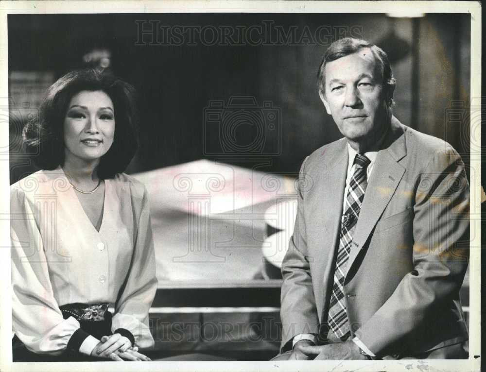1988 Press Photo Connie Chung anchor reporter NBS News - Historic Images