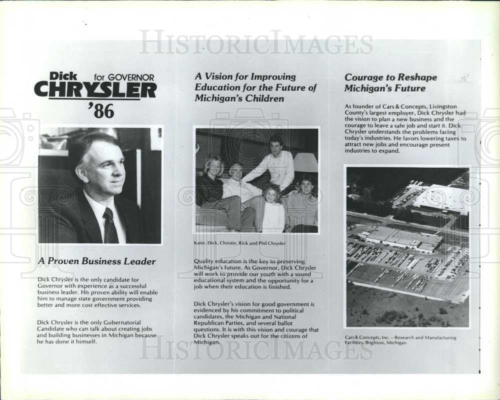 1996 Press Photo Dick Chrysler - Historic Images