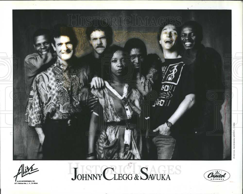 1990 Press Photo Johnny Clegg Musician - Historic Images