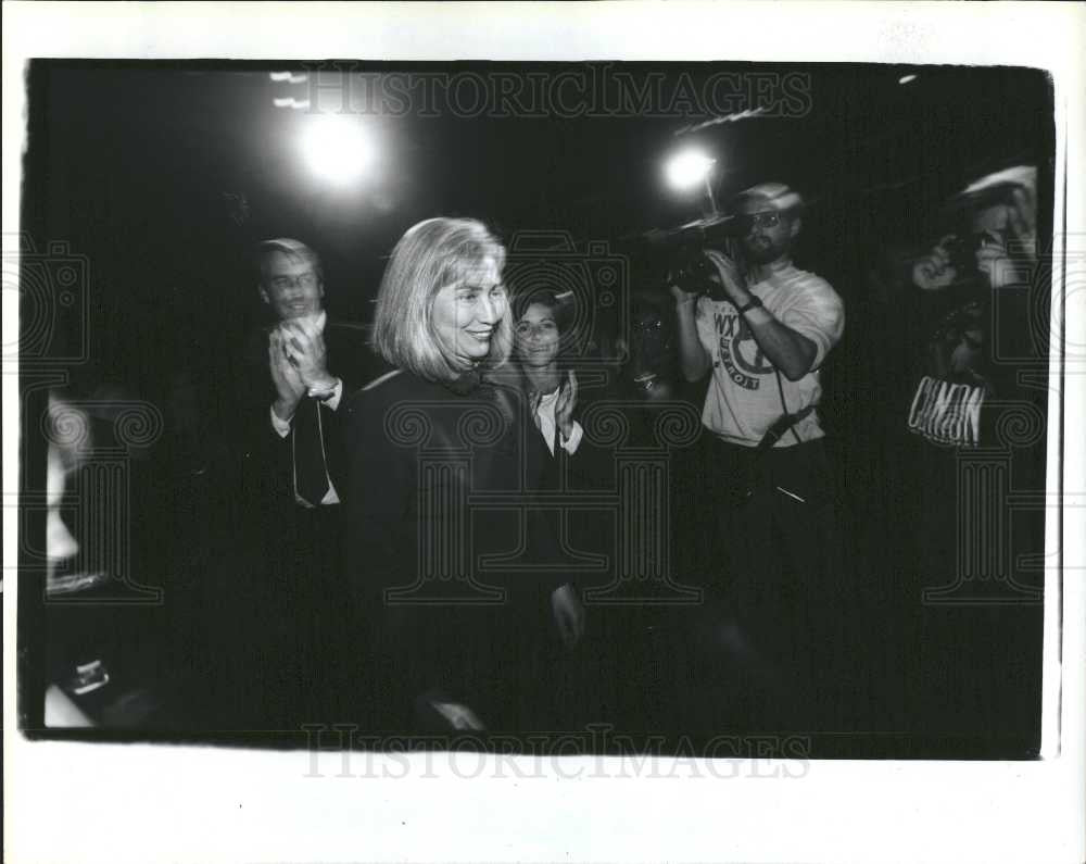 1992 Press Photo Hillary Clinton Secretary - Historic Images