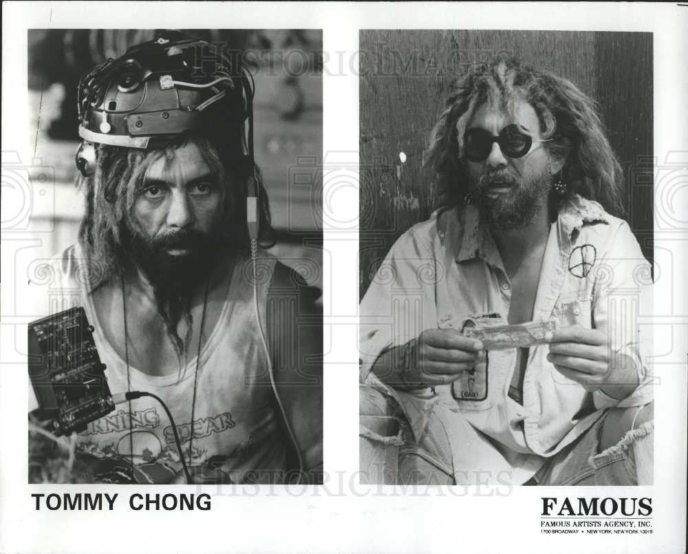 1996 Press Photo Tommy Chong, live show Comedy Castle - Historic Images