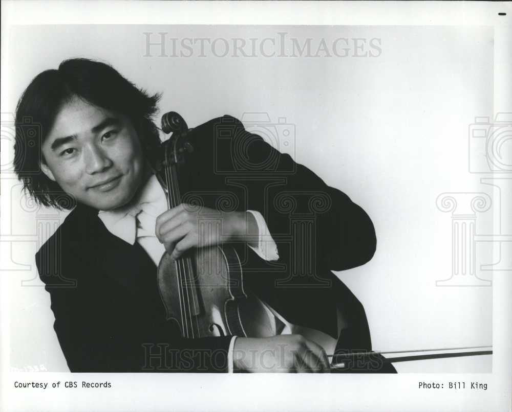 1989 Press Photo Cho-Liang Lin American violinist - Historic Images