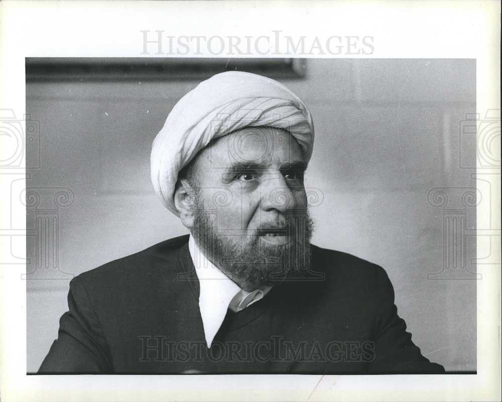 1980 Press Photo Imam Mohamad Jawad Chirri - Historic Images