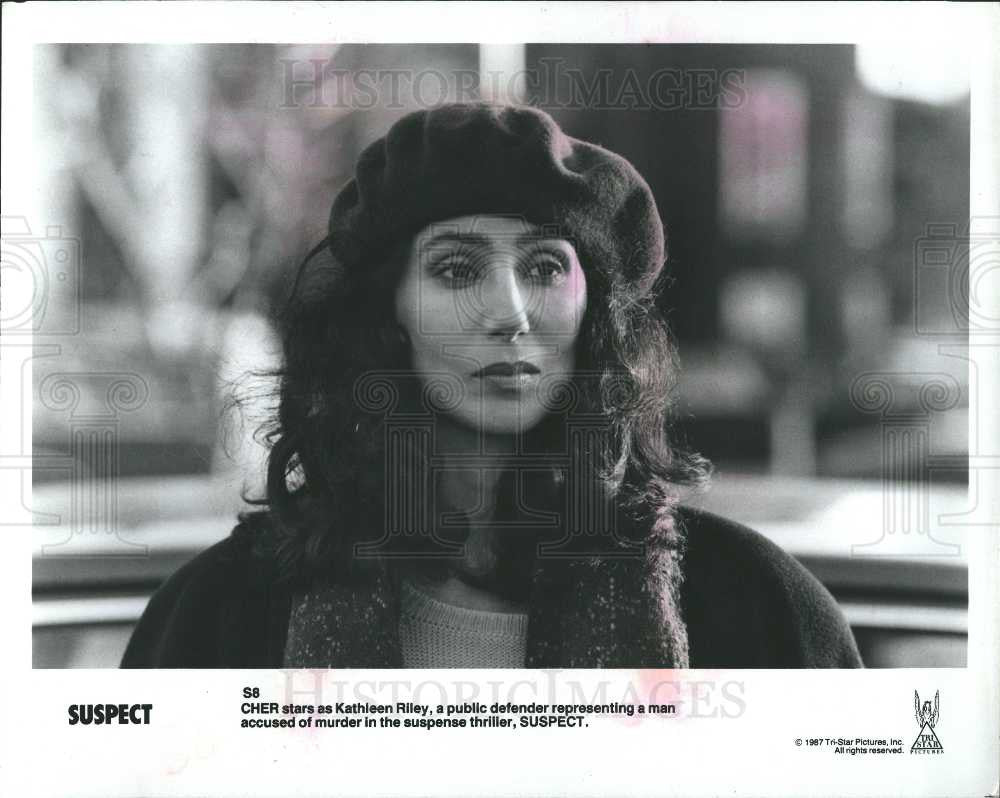 1987 Press Photo Cher - American Artist - Historic Images