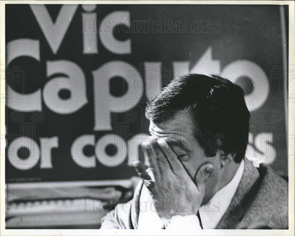1980 Press Photo Vic Caputo politician Congress - Historic Images