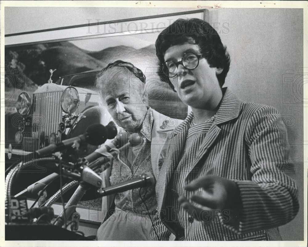 1979 Press Photo Joan Claybrook head NHTSA road safety - Historic Images