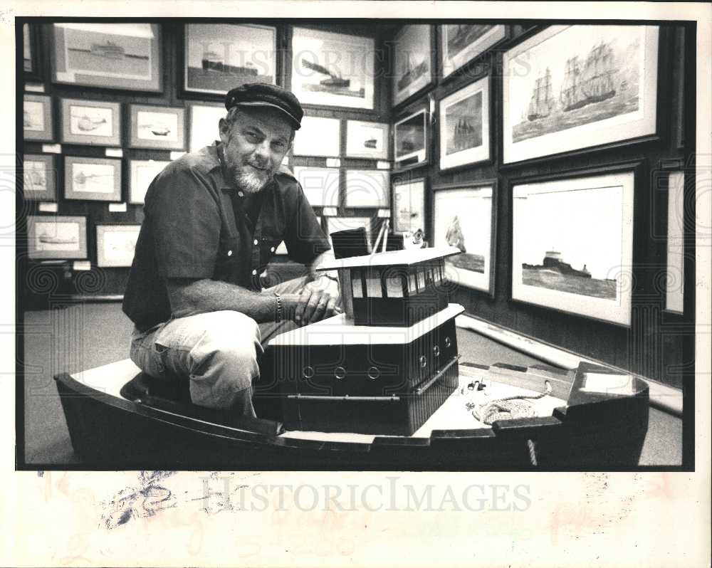 1987 Press Photo James Clary - Historic Images