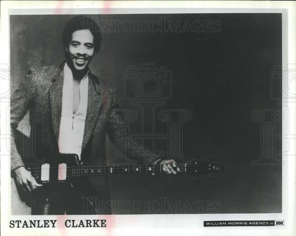 1988 Press Photo Stanley Clarke American jazz musician - Historic Images