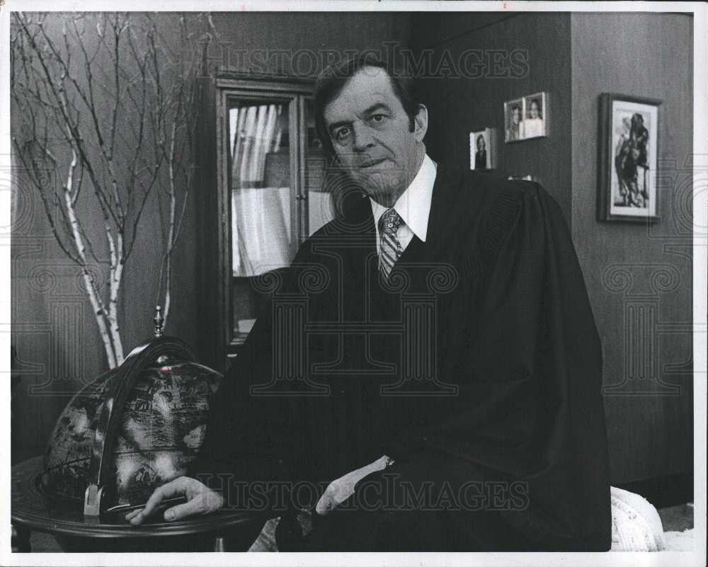 1977 Press Photo judge James Canham bribery - Historic Images