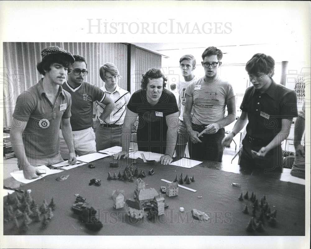 1978 Press Photo Games Tank Battle Origins - Historic Images