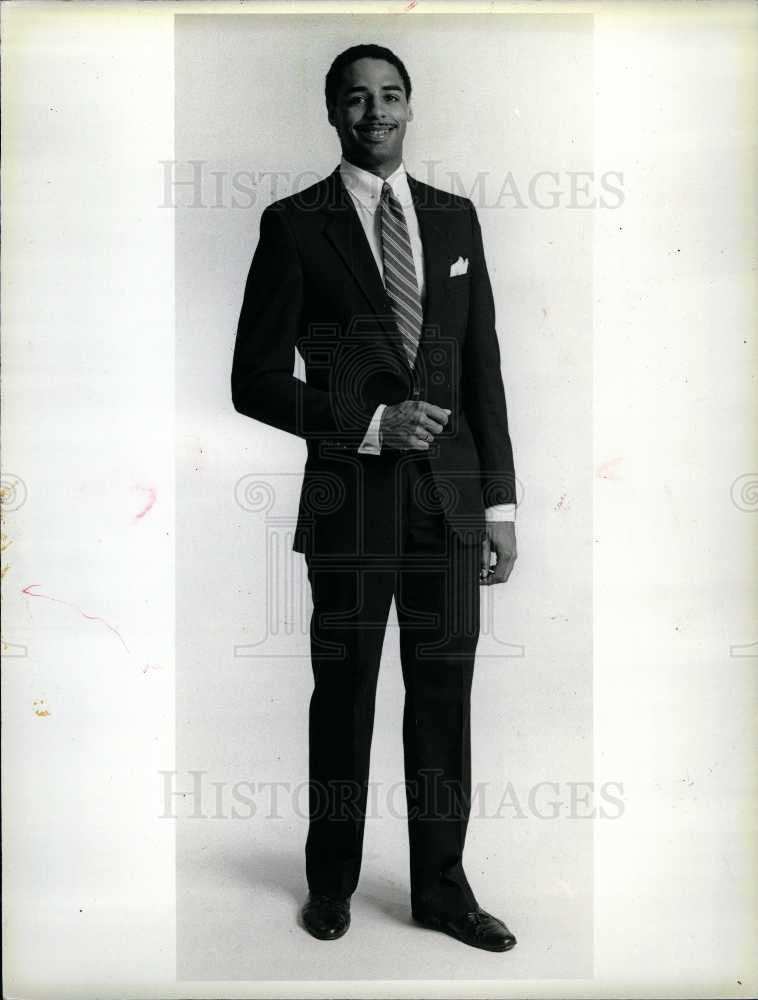 1984 Press Photo Ed Gordon television personality - Historic Images
