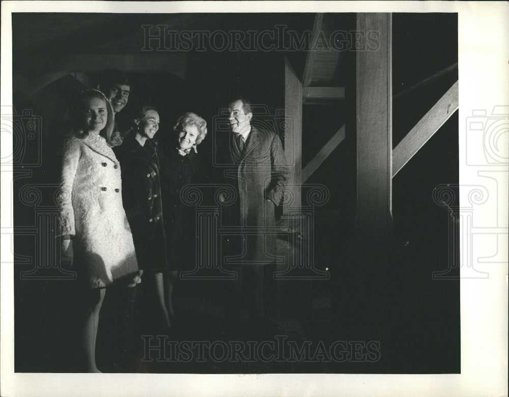 1969 Press Photo Richard Nixon birthday Eisenhower - Historic Images