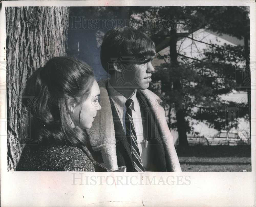 1969 Press Photo Julie and David Eisenhower Northampton - Historic Images