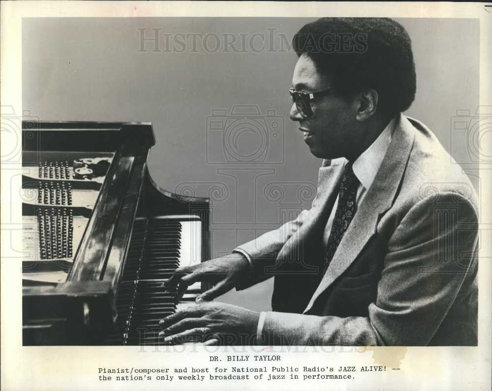 1981 Press Photo Dr. Billy Taylor - Historic Images