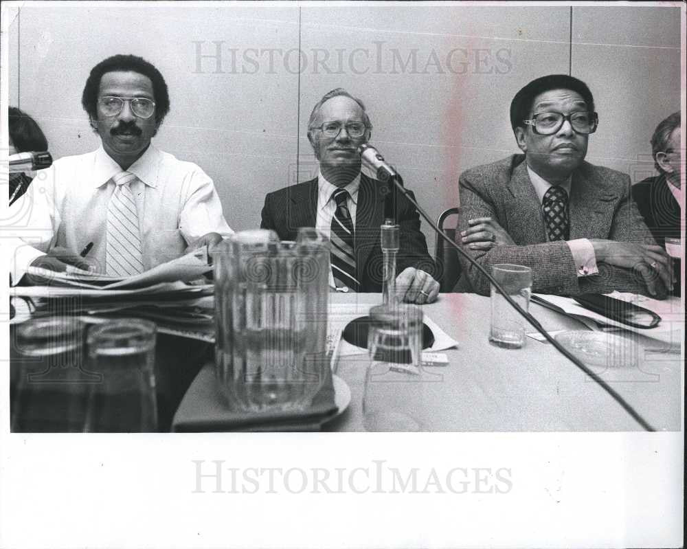 1979 Press Photo JOHN CONYERS LIVINGSTON BIDDLE BILLY - Historic Images