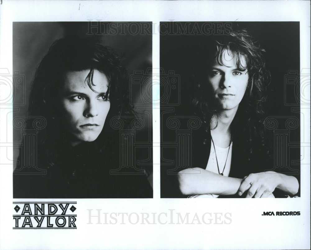 1987 Press Photo Andy Taylor is an English guitarist - Historic Images