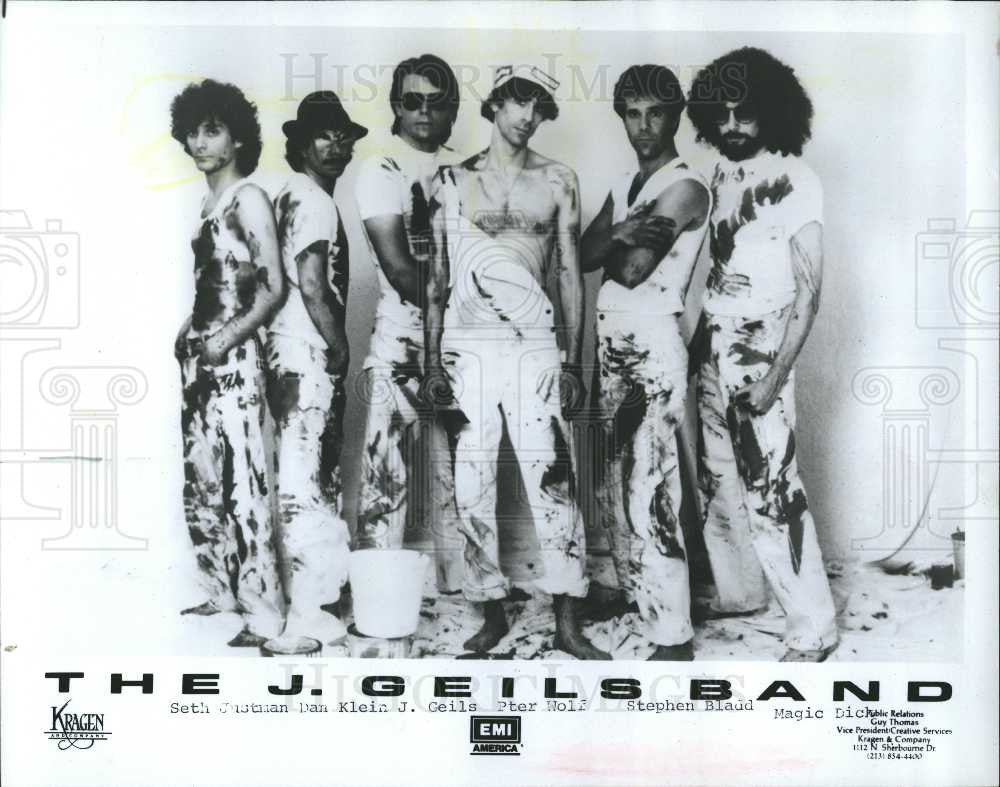 1984 Press Photo The J. Geils Band - Rock Band - Historic Images