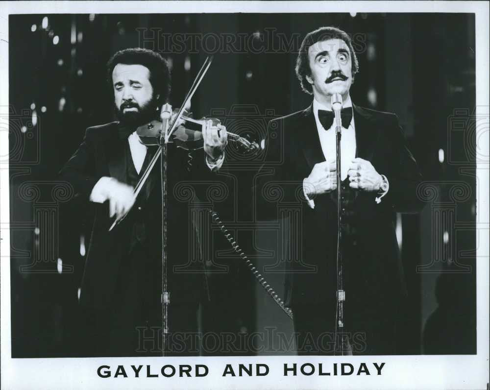 1984 Press Photo Gaylord and Holiday - Historic Images