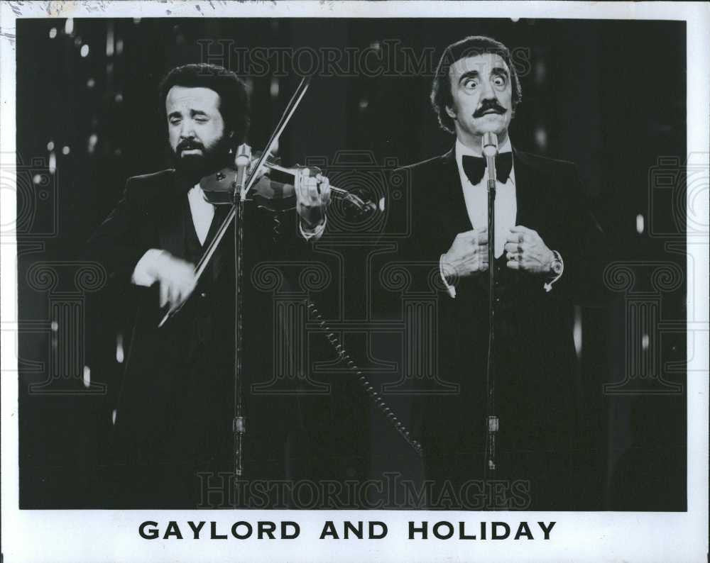 1985 Press Photo Gaylord and Holiday - Historic Images