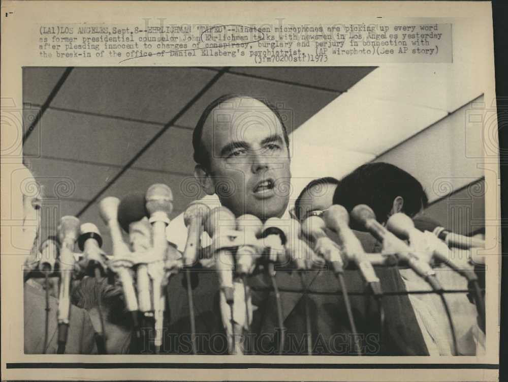 1973 Press Photo John Ehrlichman - Historic Images