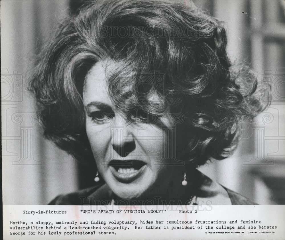 1966 Press Photo Dame Elizabeth Rosemond Liz Taylor - Historic Images