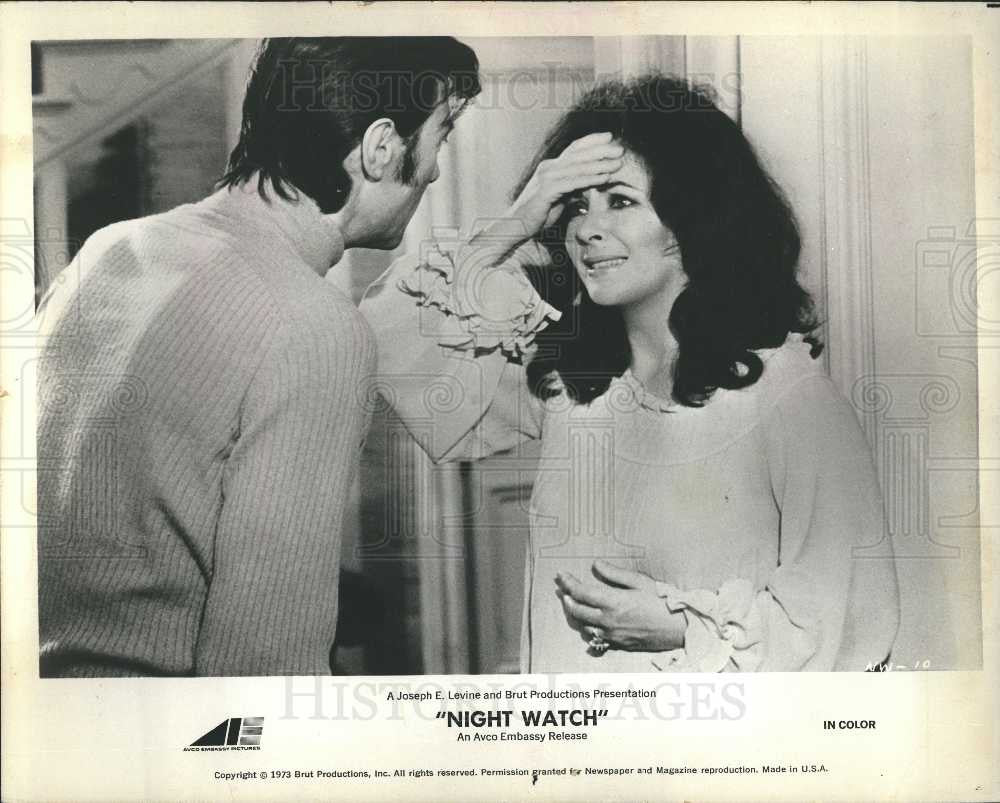 1973 Press Photo Elizabeth Taylor American actress - Historic Images