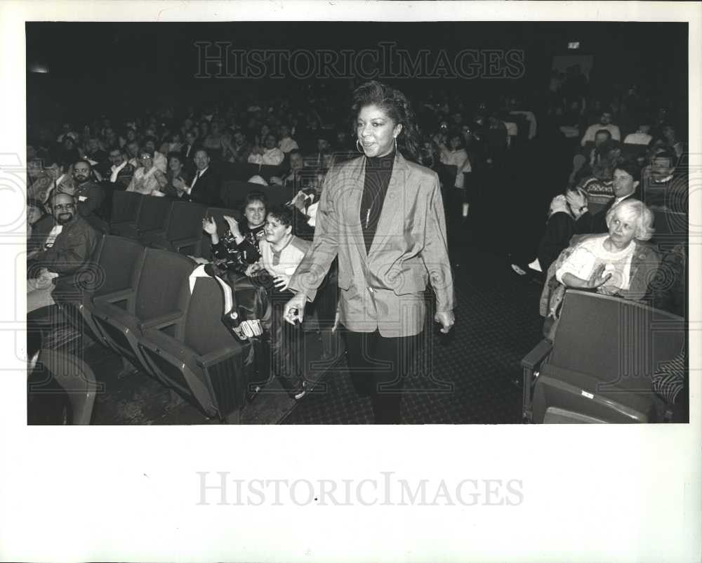 1990 Press Photo Natalie Cole AMERICAN SINGER - Historic Images