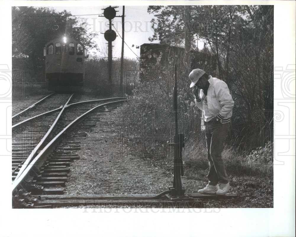 1966 Press Photo Train - Historic Images