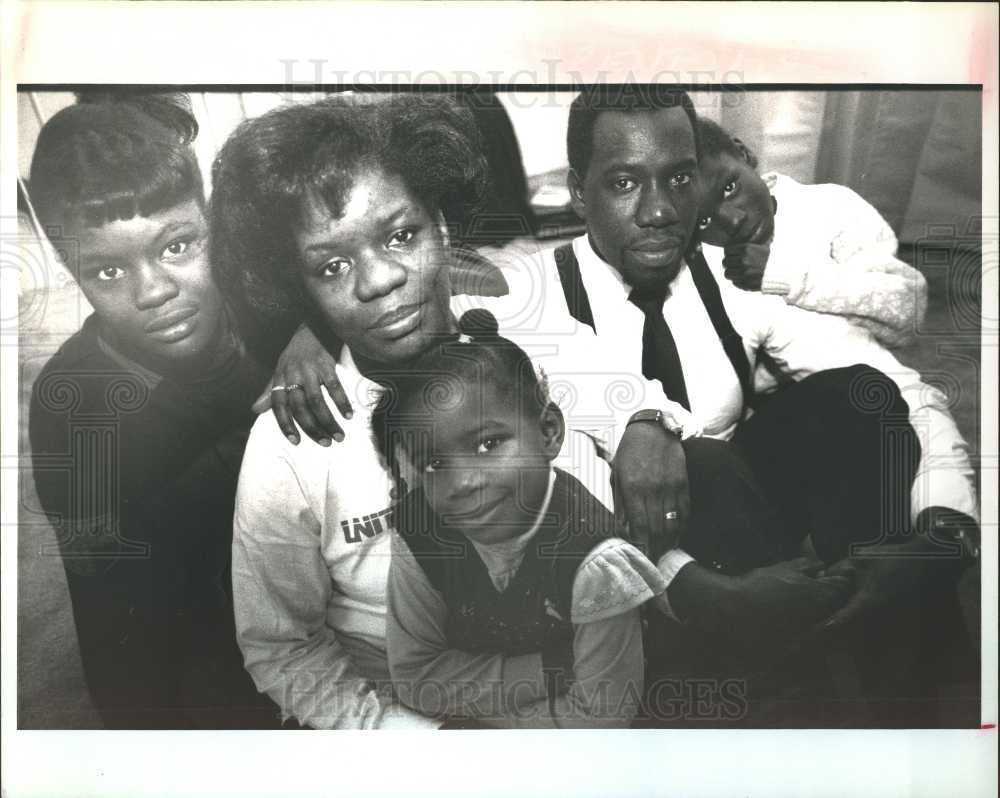 1992 Press Photo Codrington Family Ann Arbor race suit - Historic Images