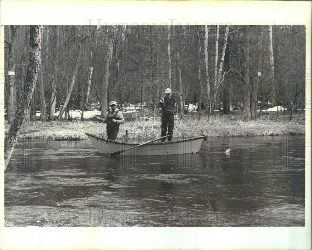 1994 Press Photo steelhead fishing Pere marquette - Historic Images