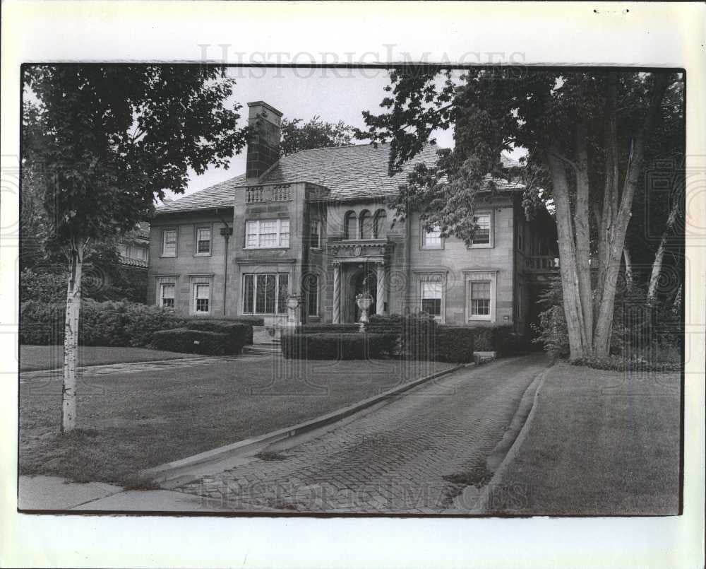 1979 Press Photo Edward Fisher Mansion Boston Boulevard - Historic Images