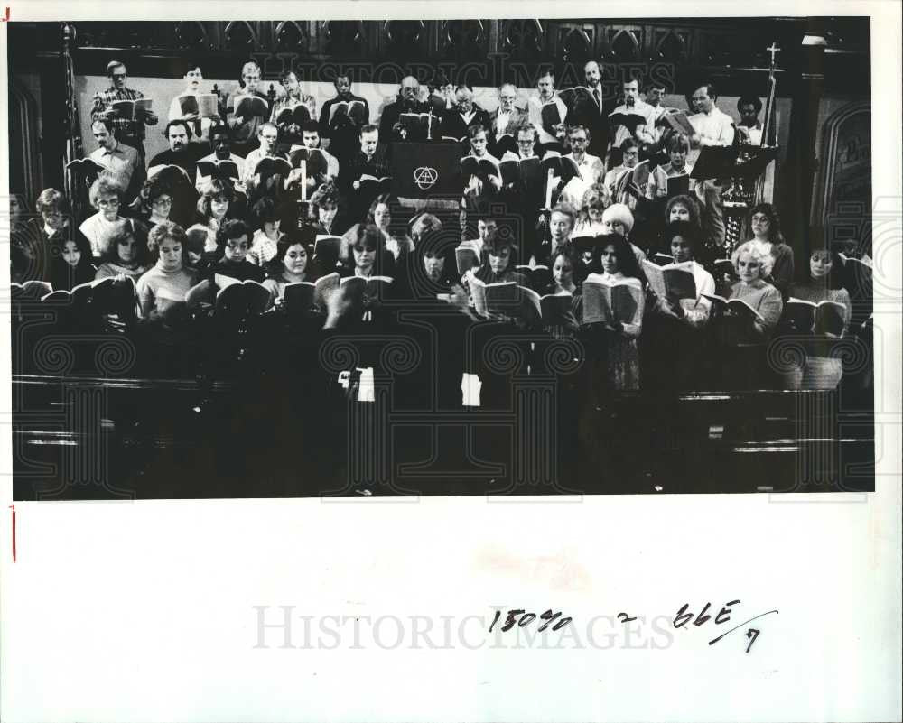 1982 Press Photo Fort Street Chorale - Historic Images