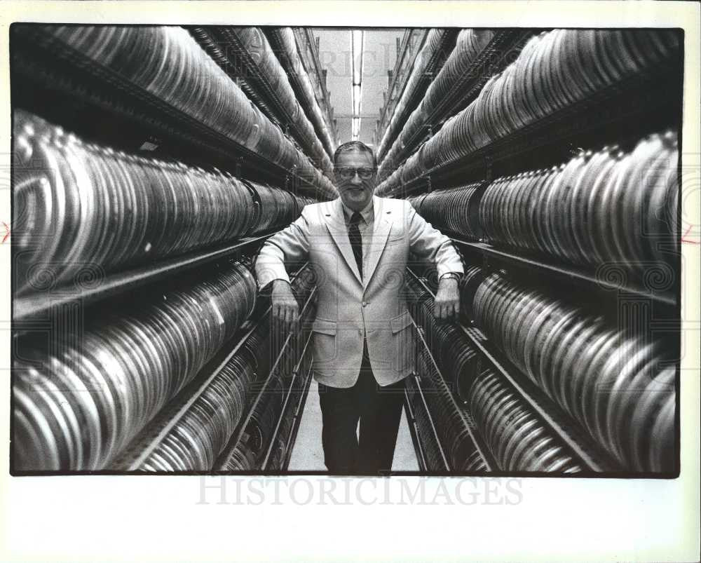 1984 Press Photo Joe Fitzsimmons,University Microfilms - Historic Images