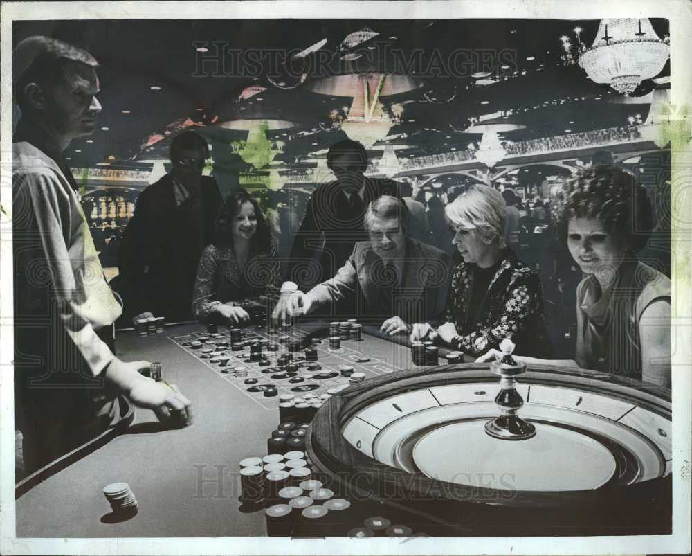 1980 Press Photo Gambling - Historic Images