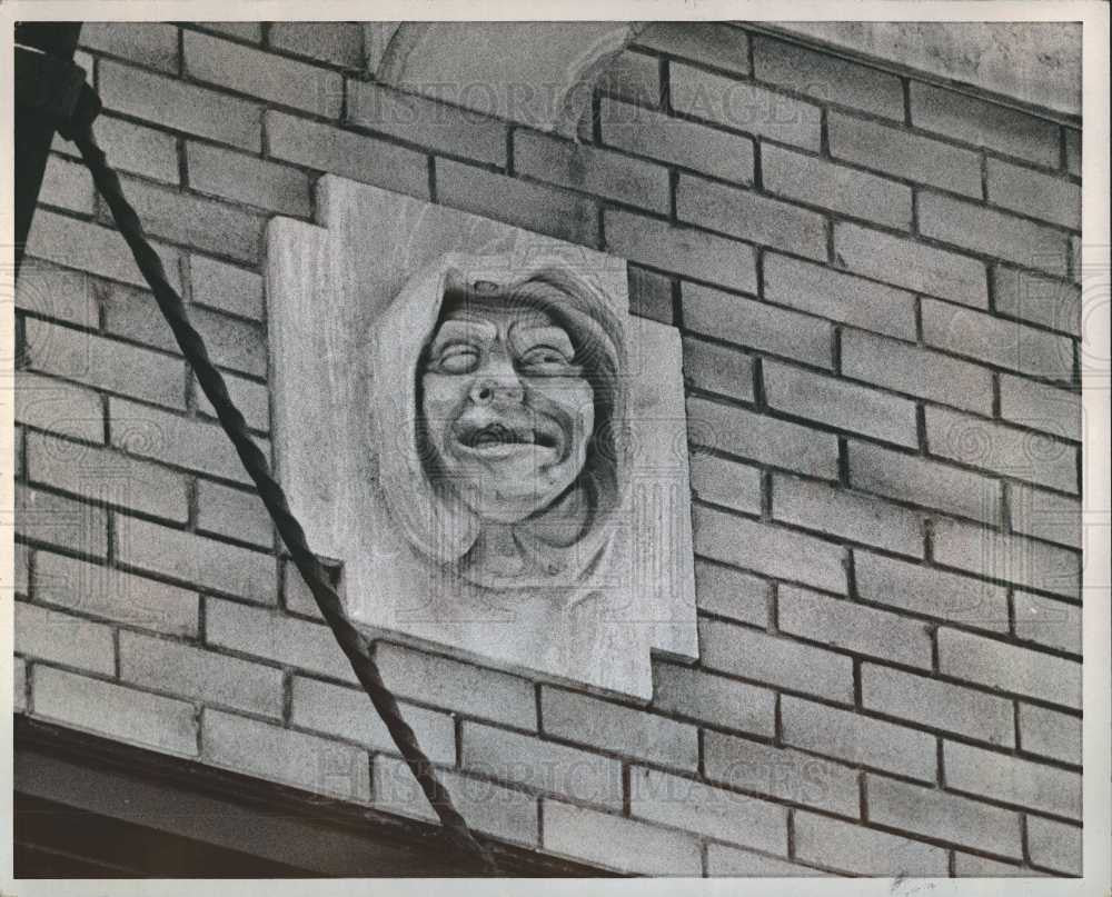 1971 Press Photo Detroit Building Beaux-Arts high-rise - Historic Images