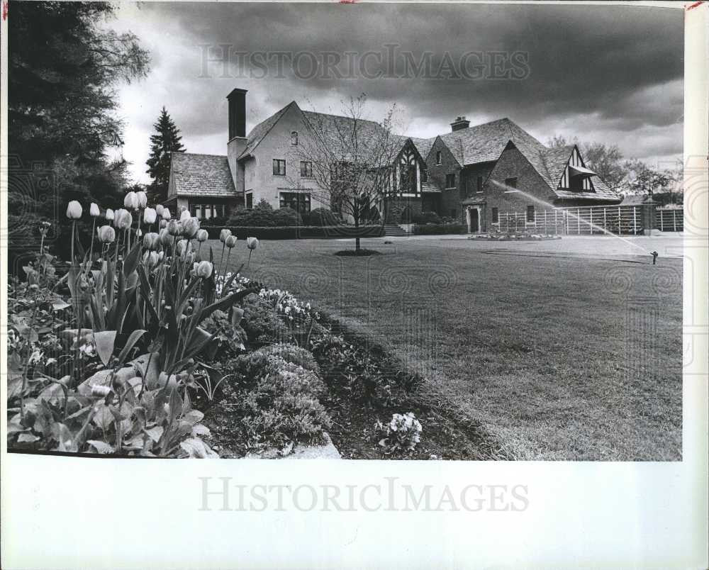 1980 Press Photo Garden and Gardening DeSeranno terrace - Historic Images
