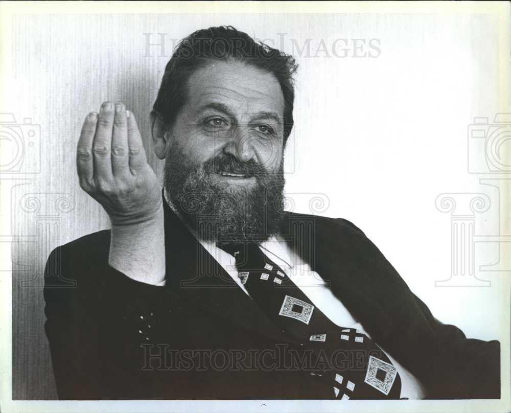 Press Photo Shear Yashuv Cohen Rabbi Haifa Israel - Historic Images