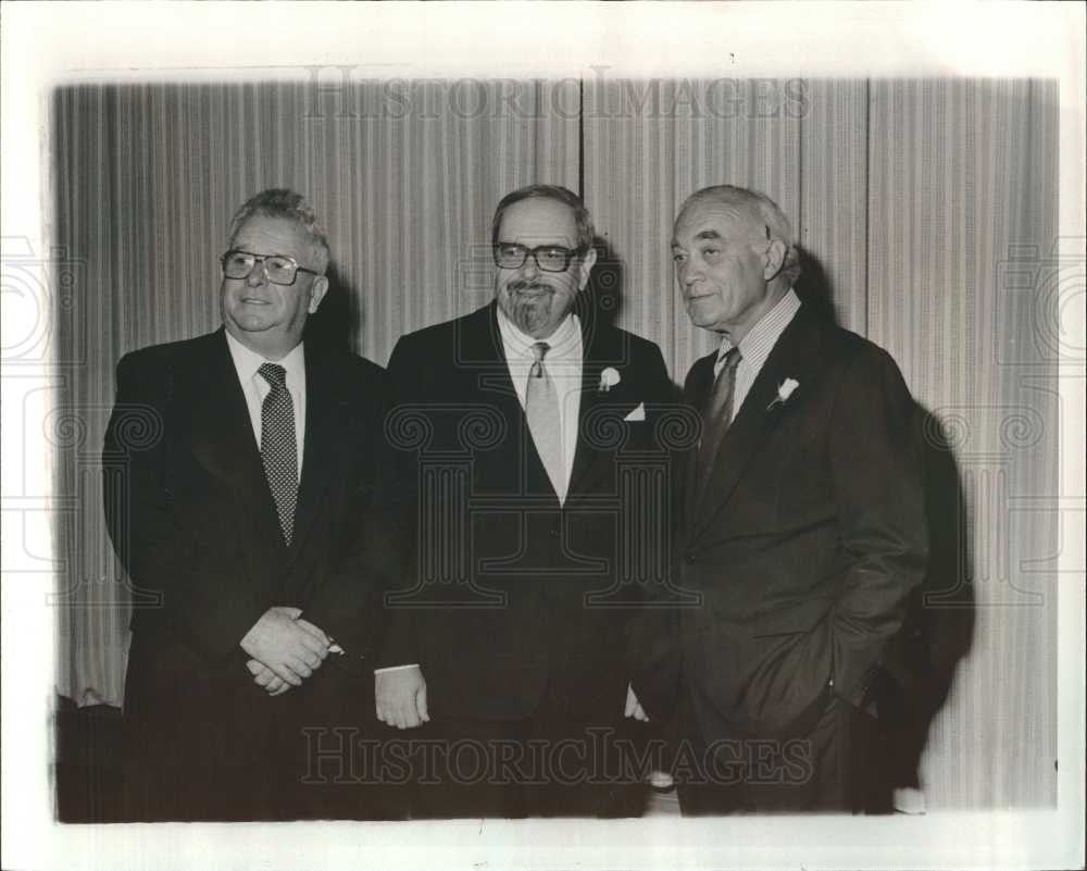 1987 Press Photo Leon Cohan Jewish Detroit Rafaeli - Historic Images