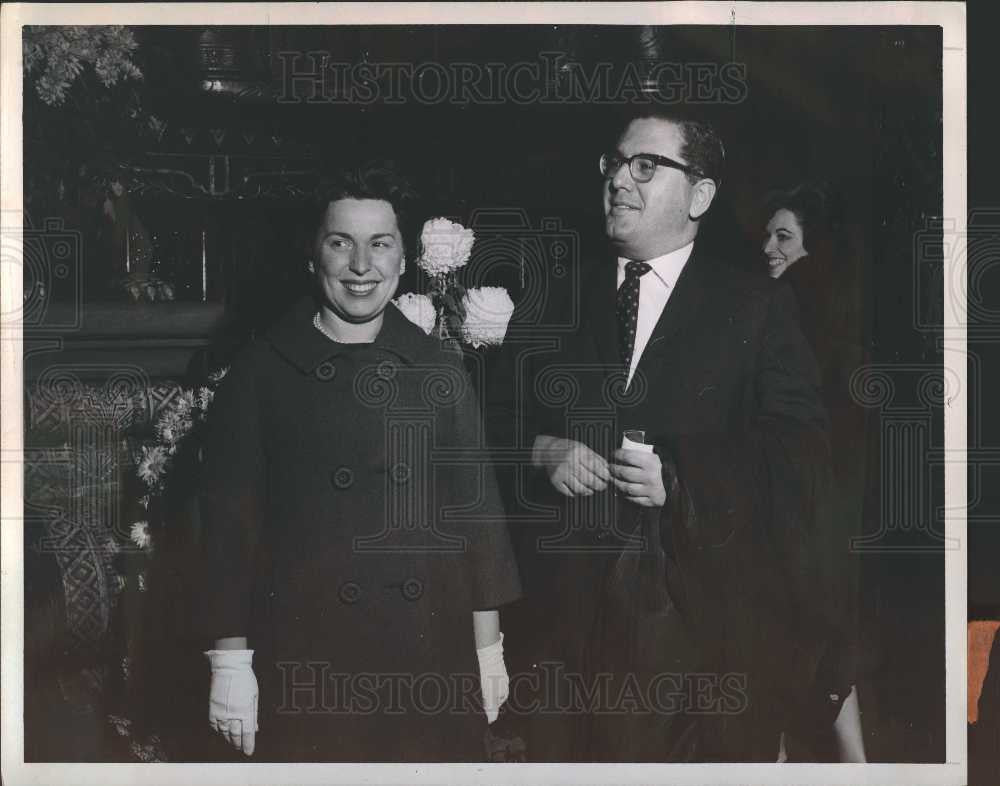 1962 Press Photo Lawrence Fleischman Arts President - Historic Images