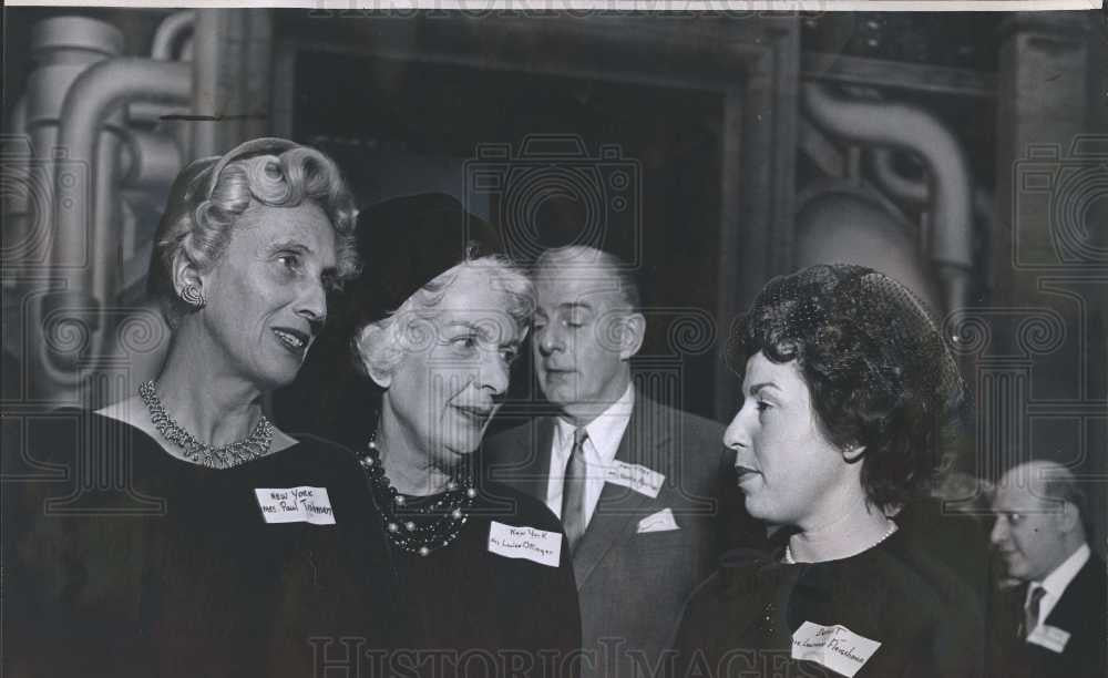 1960 Press Photo Mrs. Lawrence Fleischman, Detroit society - Historic Images