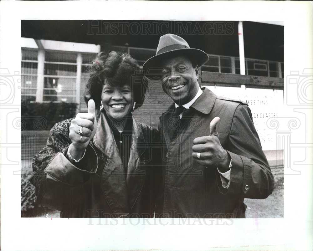 1990 Press Photo reverend Eddie Edwards award - Historic Images