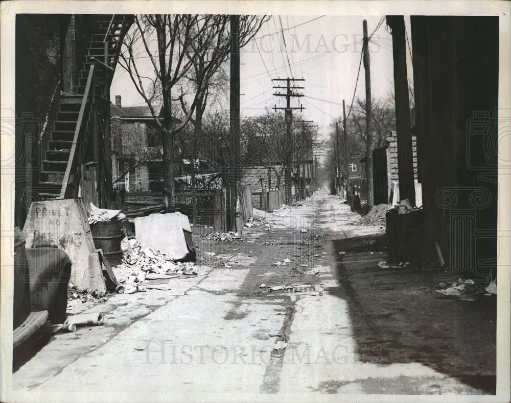 1948 Press Photo garbage - Historic Images